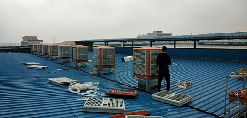 鋼結(jié)構(gòu)車間如何降溫？鋼結(jié)構(gòu)廠冷風(fēng)機降溫方案